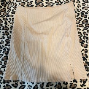 Cute mini skirt, from Contton on, size Medium, color beige